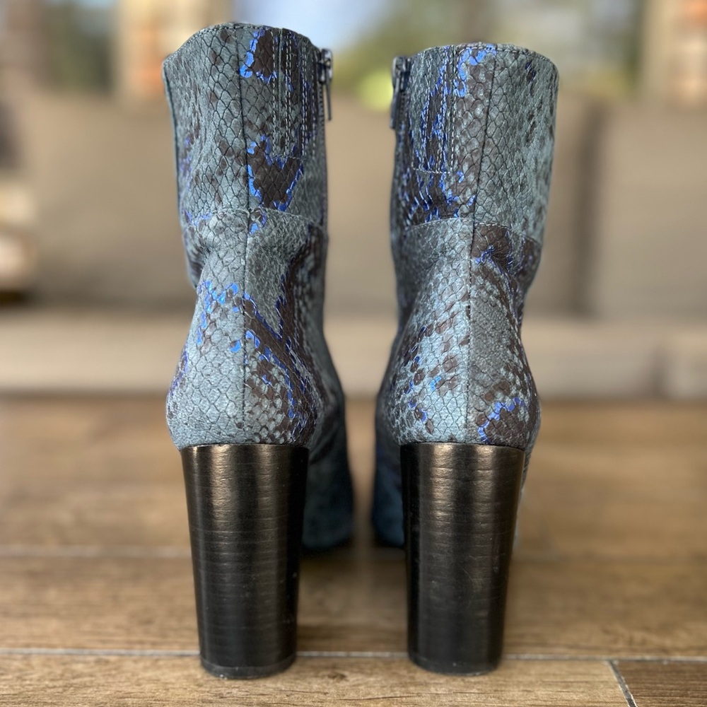 Free People Nolita Snakeskin Ankle Boots Women’s Size US 8 EU 38 - Picture 5 of 14